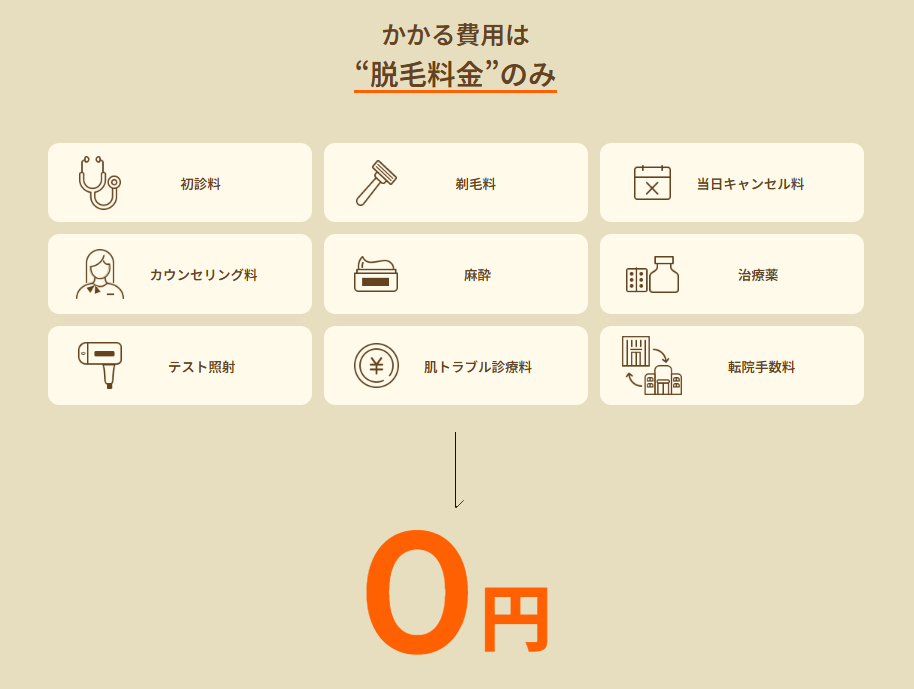 レジーナクリニック費用説明