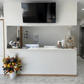 M’s clinicの脂肪吸引を受ける前の受付