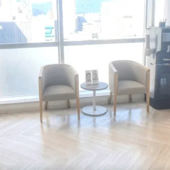 さっぽろ美容クリニックの糸リフトを受ける前の待合室