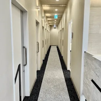 神戸元町ビューティークリニックの医療ダイエットを受ける医院の廊下
