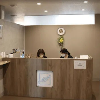 MFビューティークリニックの医療ダイエットを受ける前の受付