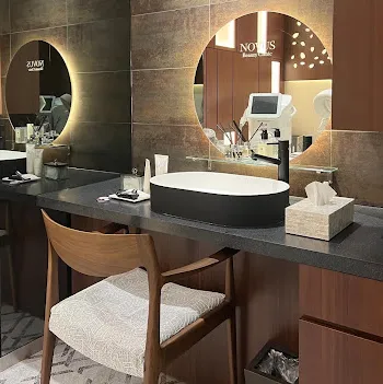 LUNA BEAUTY CLINIC 新宿西口院のインモードを受けた後のパウダールーム