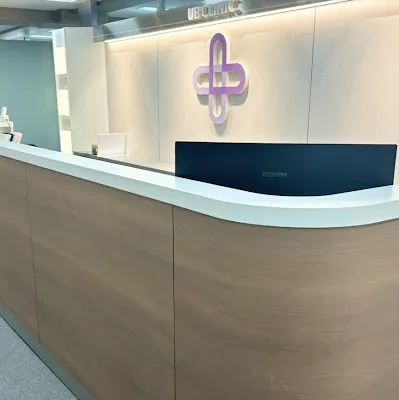 UBCLINIC 横浜のインモードを受ける前の受付