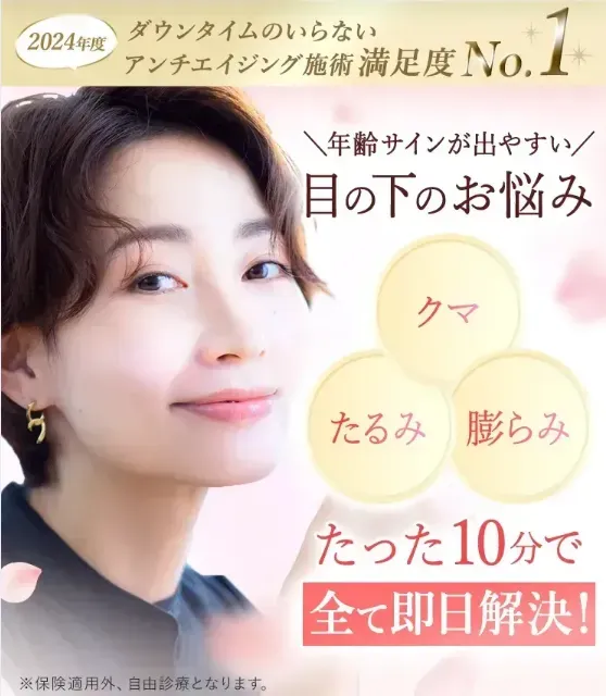TCBのクマ取り治療ポップ