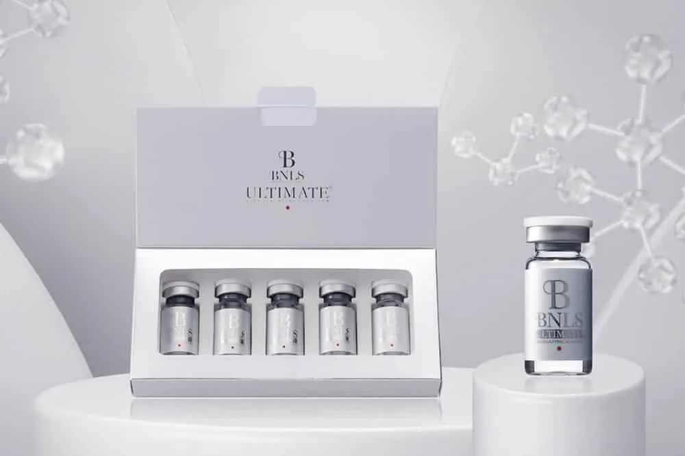 並べられているBNLS(脂肪溶解注射)の製剤