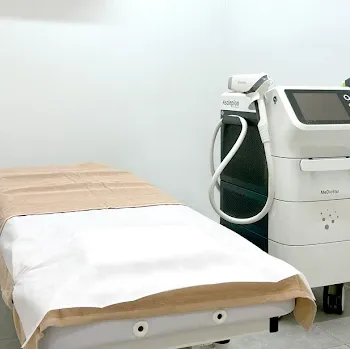 フレイアクリニック 京都院の医療脱毛を受ける施術室