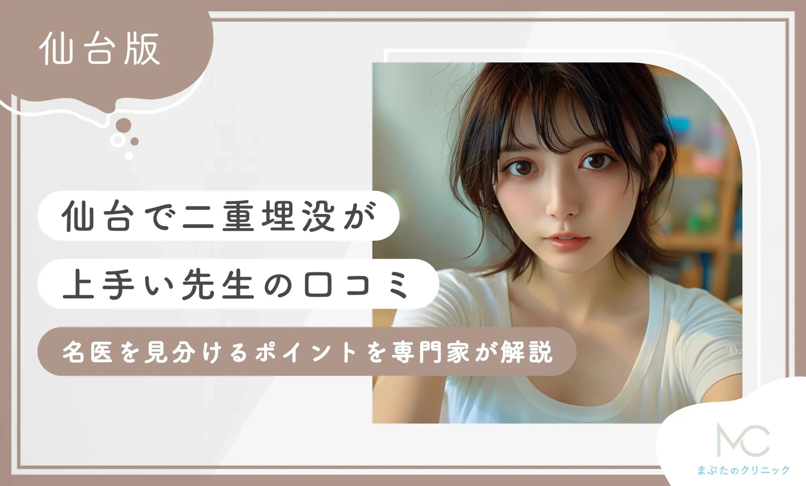 仙台で二重埋没が上手い先生の口コミ 名医を見分けるポイントを専門家が解説