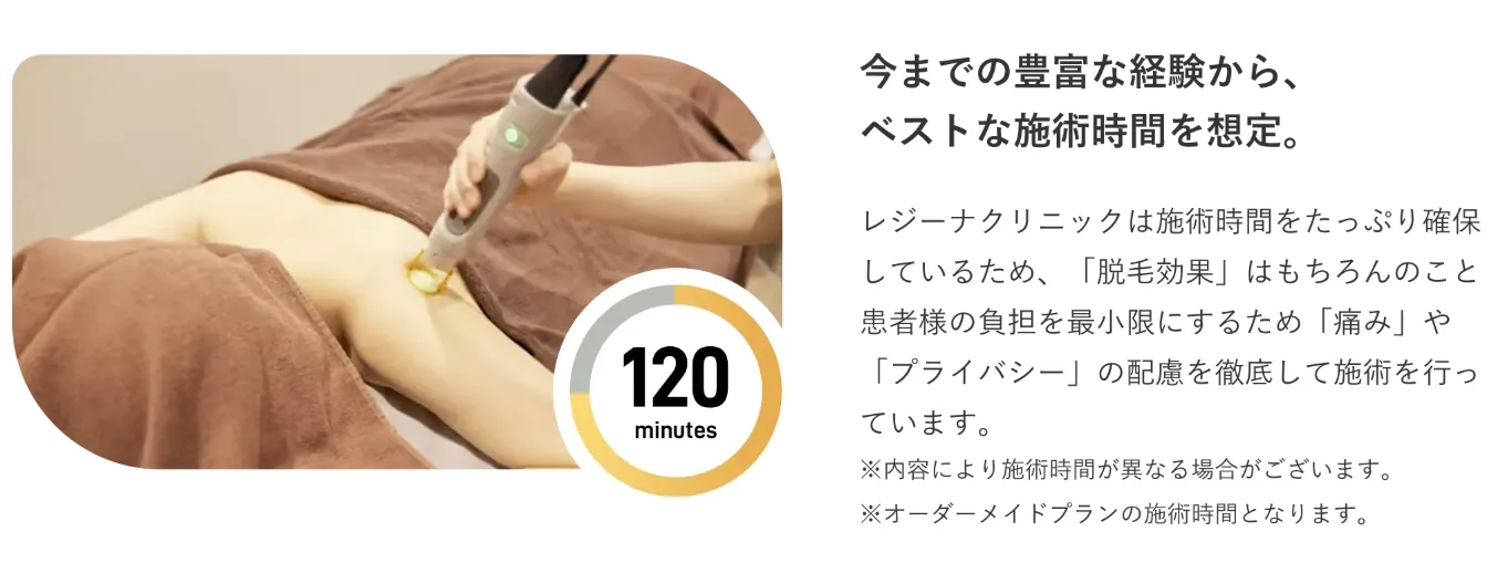 レジーナクリニックは痛みへの配慮があり安心