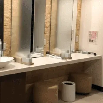 ブランクリニック 金沢院の都度払いの医療脱毛を受けた後のパウダールーム