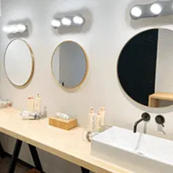 なつこクリニックの都度払いの医療脱毛を受けた後のパウダールーム