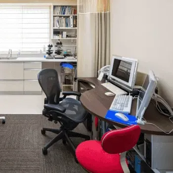 畷形成外科の都度払いの医療脱毛を受ける前のカウンセリングルーム