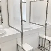 あおばクリニック 神戸三宮院のポテンツァを受けた後のパウダールーム