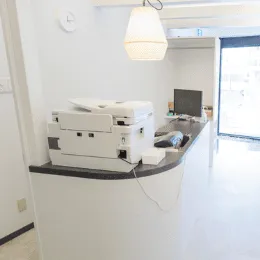 京都烏丸駅前皮フ科スキンクリニック・クリニーク京都烏丸のポテンツァを受ける前の受付