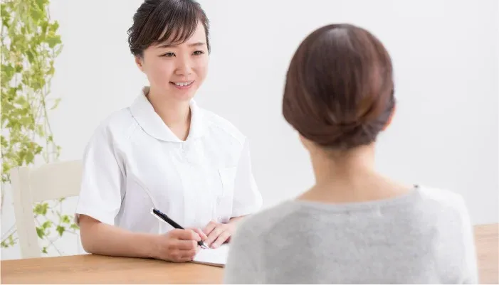 大分で二重整形を受けられるクリニックTCBのカウンセラーによるカウンセリング