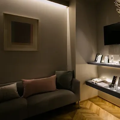 THE NATURAL BEAUTY CLINIC 大阪四ツ橋院のリジュラン注射を受ける前の待合室