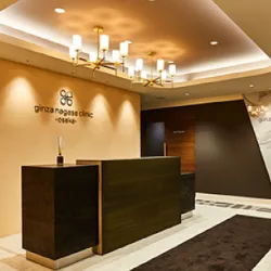 La Clinique Osakaのトライフィルプロを受ける前の待合室