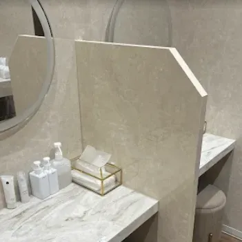 OBERIA Beauty Clinicのボルニューマを受けた後のパウダールーム