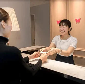 ヤナガワクリニックのボルニューマを受ける前の受付