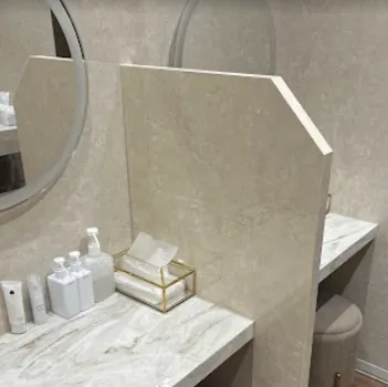 OBERIA Beauty Clinicのボルニューマを受けた後のパウダールーム