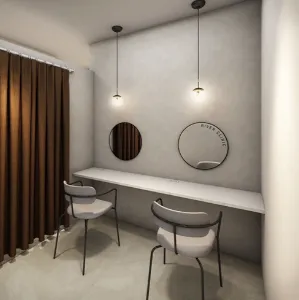 RIVER CLINIC 六本木院のオンダリフトを受けた後のパウダールーム