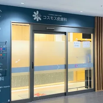コスモス皮膚科の入り口