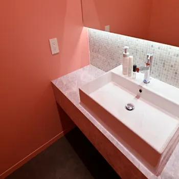 Natural Aging Clinicのポテンツァを受けた後のパウダールーム