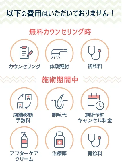 フレイアクリニックのオプション代不要の画像