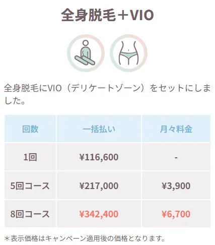 フレイアクリニックのクイックコースと安心コースの違い 安心コースの料金