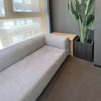 ガーデンクリニック 福岡院のエラボトックスを受ける前の待合室