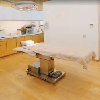 共立美容外科 福岡院のエラボトックスを受ける施術室