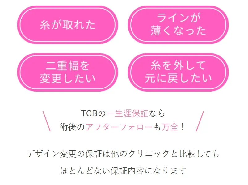 TCB福岡天神院で採用している保証制度