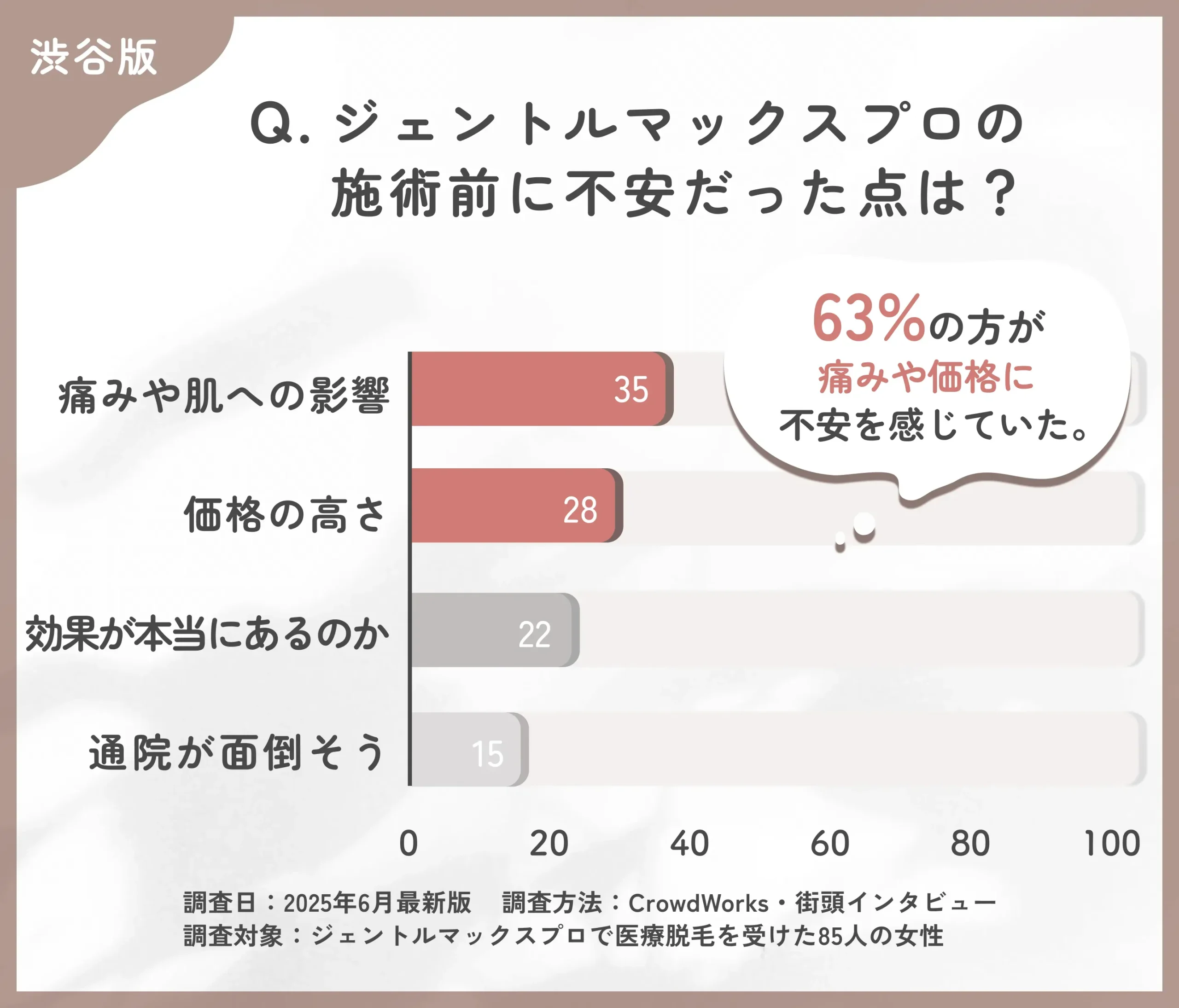 ジェントルマックスプロを始める際の不安点に関するアンケート調査