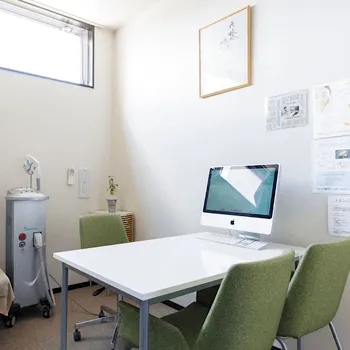 小林クリニックのフォトフェイシャルを受ける前の診療室