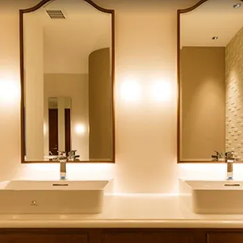 顔のクリニック金沢の医療ハイフを受けた後のパウダールーム