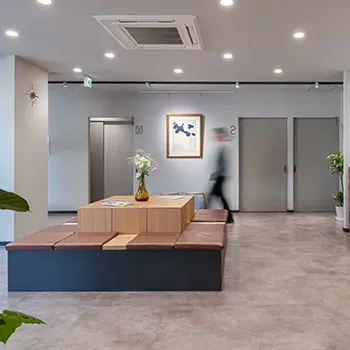 なつこクリニックのイオン導入を受ける医院の院内の様子