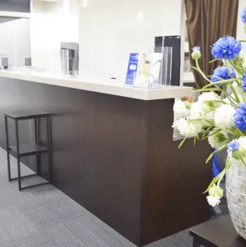 金沢中央クリニックのエラボトックスを受ける前の受付