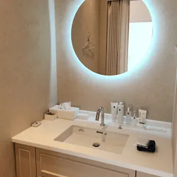 eスキンクリニック 金沢のエラボトックスを受けた後のパウダールーム