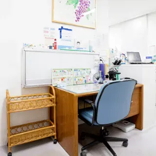 ひがしやまクリニックのイオン導入を受ける前の診察室