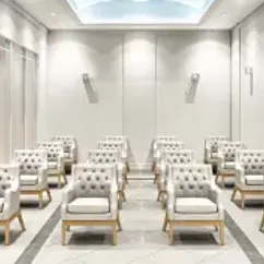 あおばクリニック 神戸院の医療ハイフを受ける前の待合室