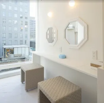 エミナルクリニック 神戸院の医療ハイフを受けた後の化粧室