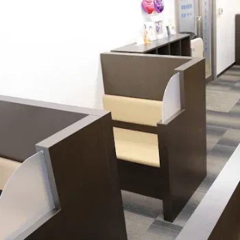 神戸中央クリニックのイオン導入を受ける前の待合室