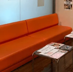 ソノクリニック神戸院のイオン導入を受ける前の待合室