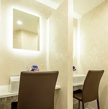 TCB 神戸院のイオン導入を受けた後のパウダールーム