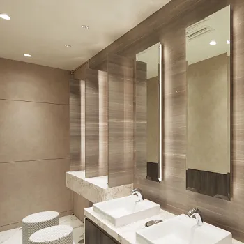 アトールクリニック 熊本院のジェントルマックスプロによる施術を受けた後のパウダールーム