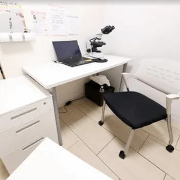 くみこクリニック 京都3院のイオン導入を受ける前の診察室