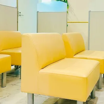 共立美容外科 名古屋院のエラボトックスを受ける前の待合室