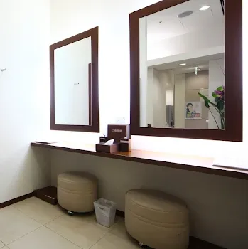 高須クリニック 名古屋2院のエラボトックスを受けた後のパウダールーム