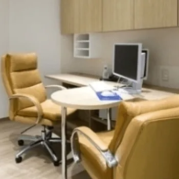 ネクストスキンケアクリニックのエラボトックスを受ける前の診察室