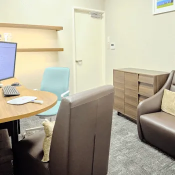 植村美容外科のフォトフェイシャルを受ける前の診察室