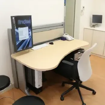 きど皮ふ科のの医療ハイフを受ける前のカウンセリングルーム